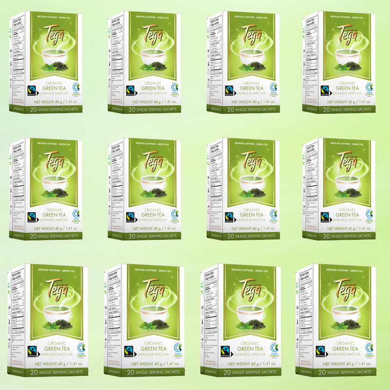 Sencha Green Tea w. Japanese Matcha Organic Fairtrade 20ct