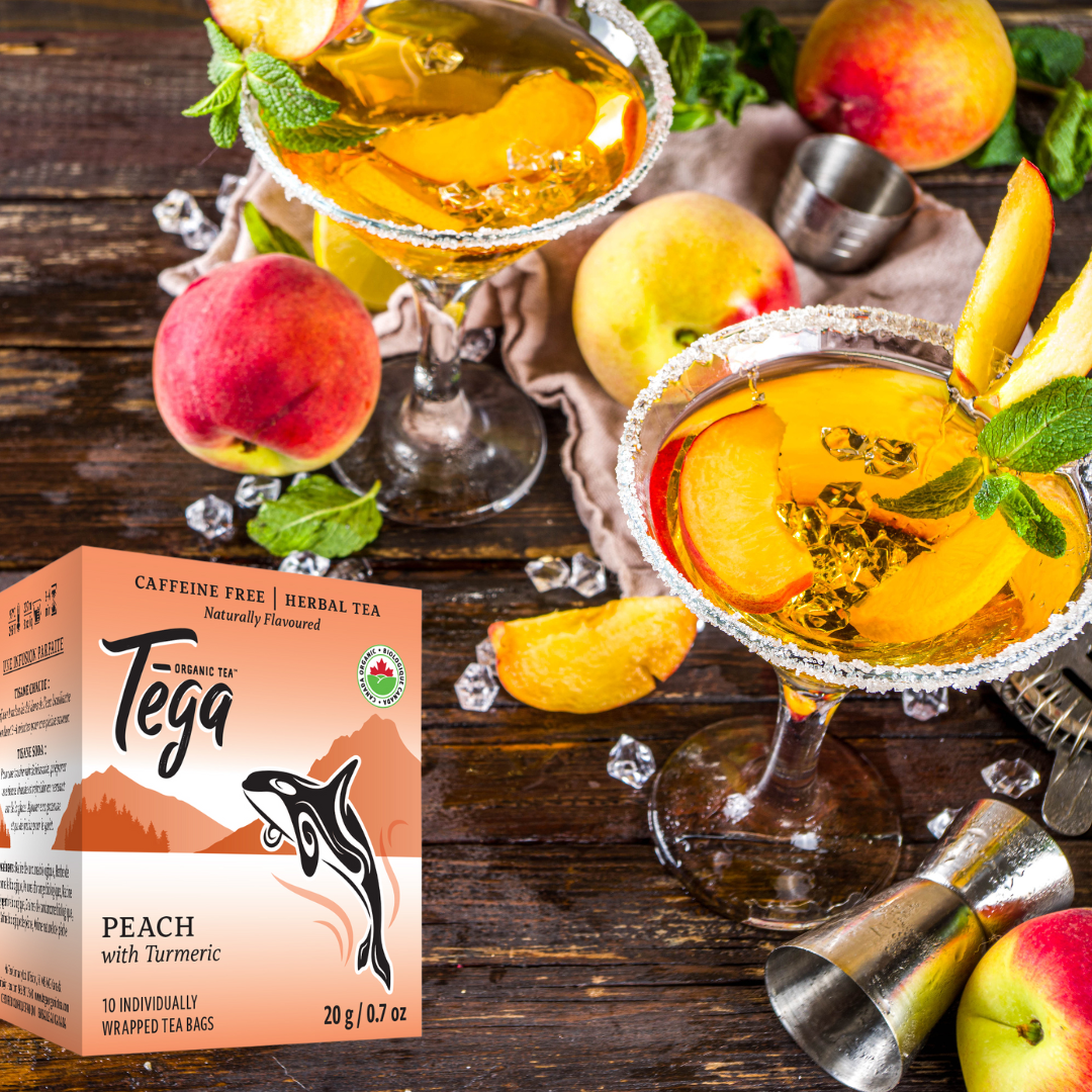 Turmeric, Ginger, and Peach Goodness: Uncovering Tega's Herbal Tea