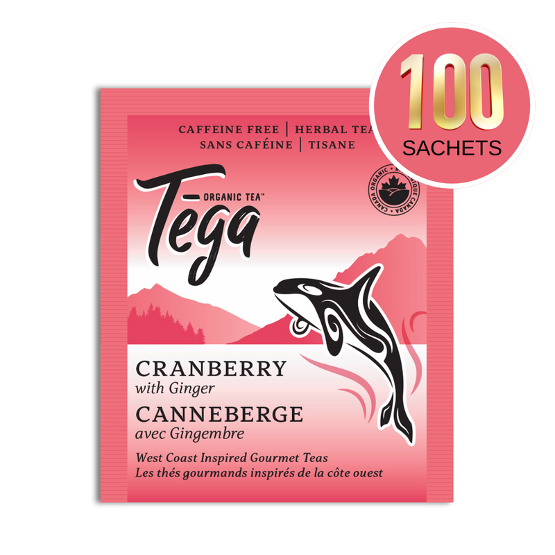 Cranberry Ginger Organic 100 Herbal Tea Bags