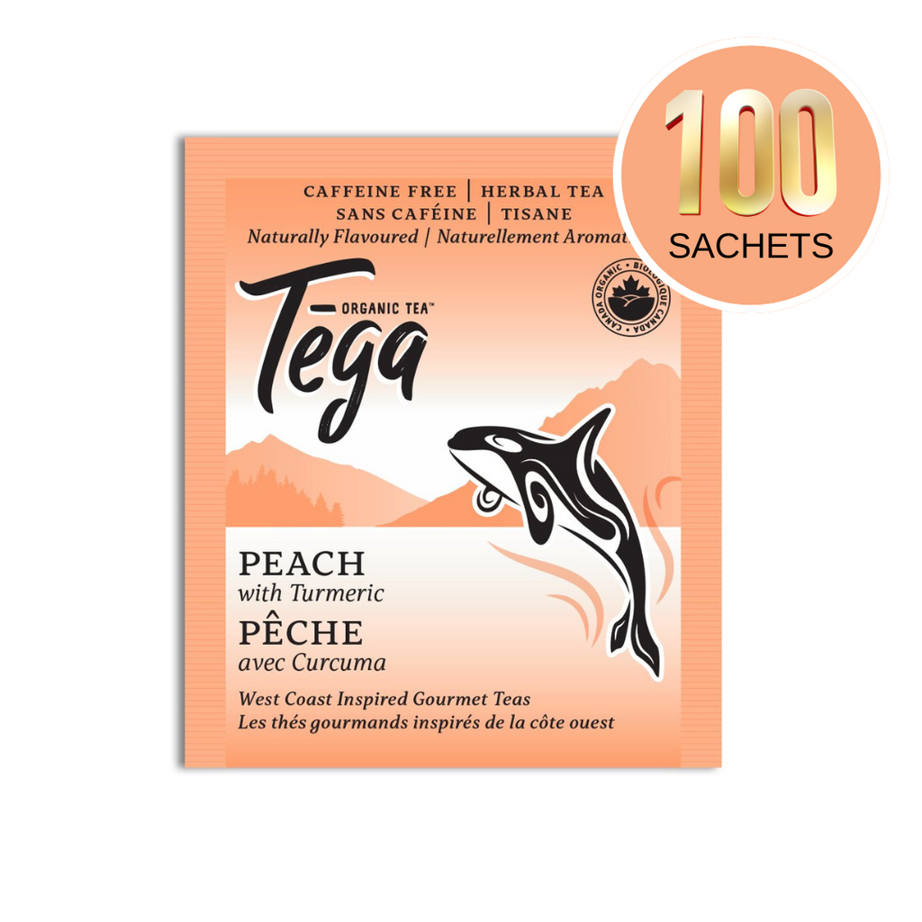 Peach Turmeric Organic 100 Herbal Tea Bags