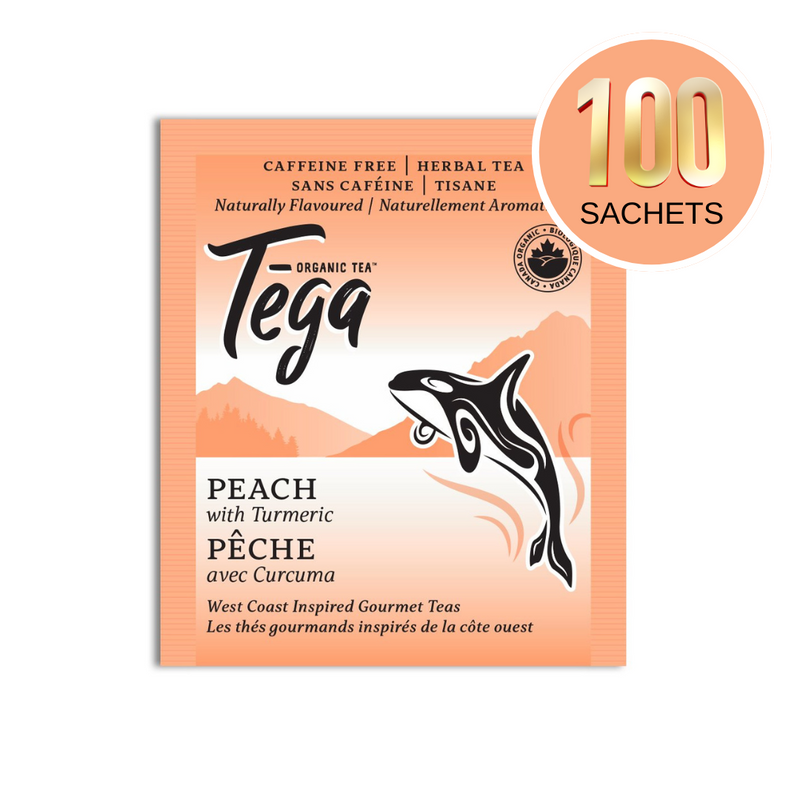 Peach Turmeric Organic Herbal Tea