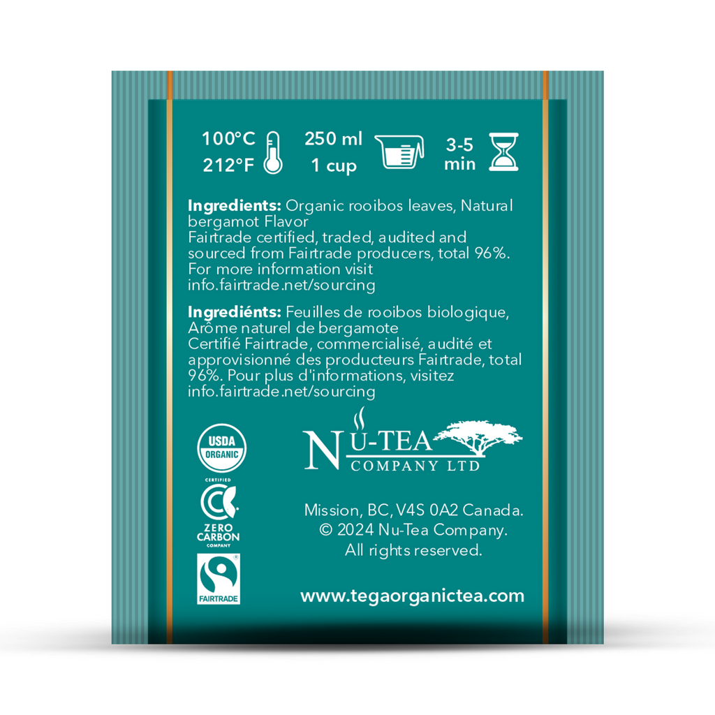 Earl Grey Rooibos Organic Fairtrade | 100ct