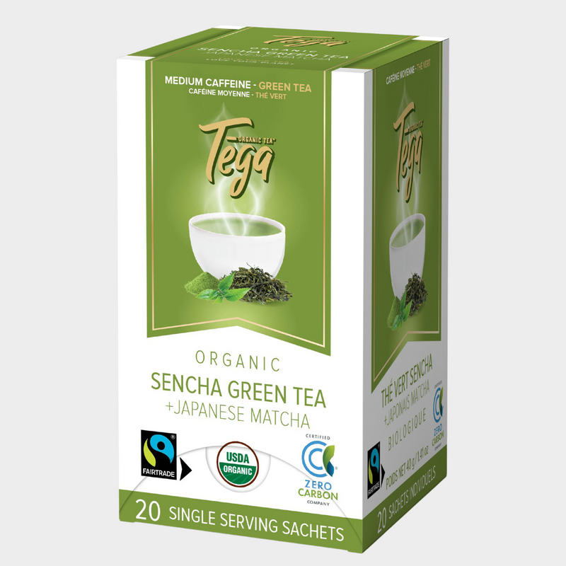 Sencha Green Tea w. Japanese Matcha Organic Fairtrade 20ct