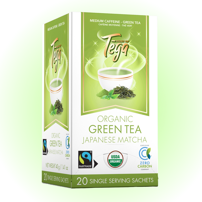 Organic Sencha Green Tea w. Japanese Matcha 20ct