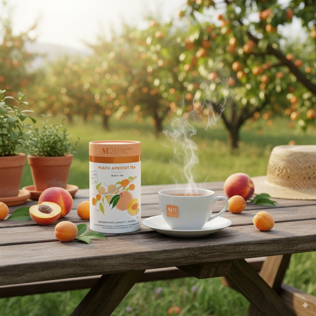 Peach Apricot Luxury Black Tea - 24ct