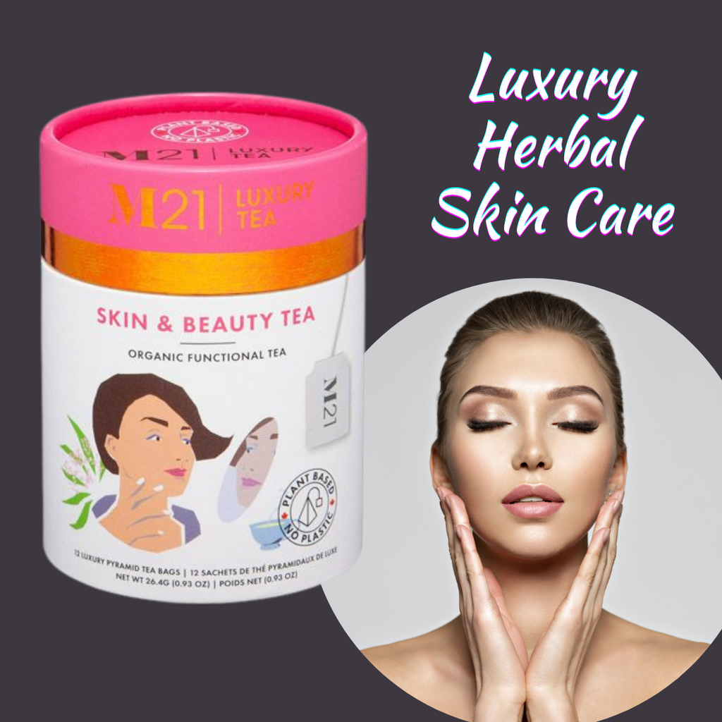 Skin and Beauty Luxury herbal tea - 12ct Canister