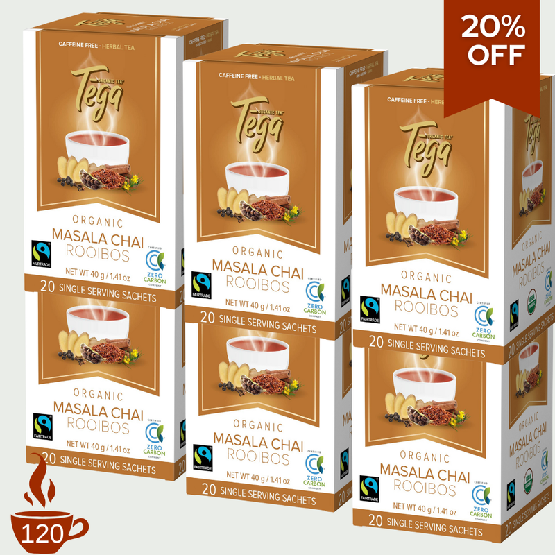 Masala Chai Rooibos Organic Fairtrade 20ct