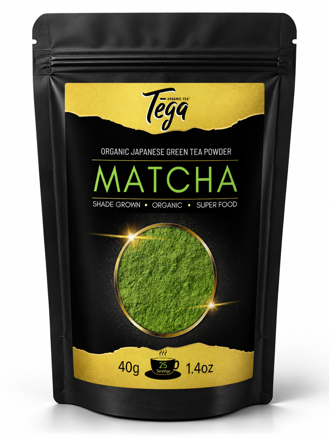 Tega Japanese Matcha 40g | Organic – TegaOrganicTea