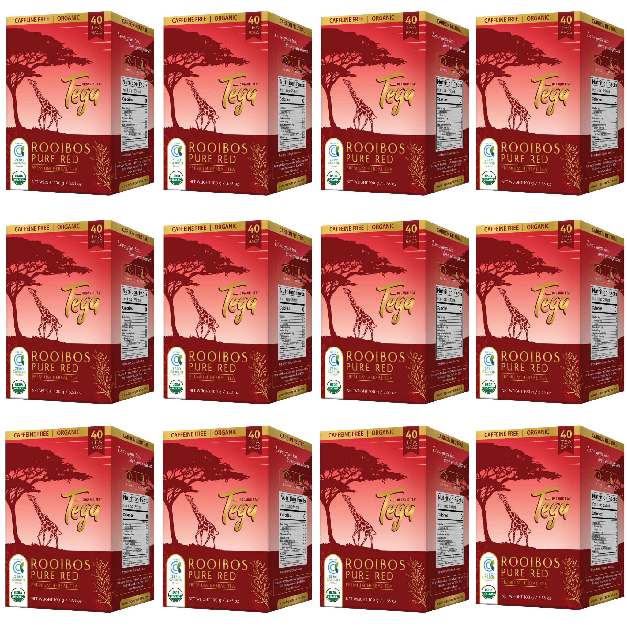 Red Rooibos Tea The Tao Of Tea, 100% Organic South African Rooibos ...