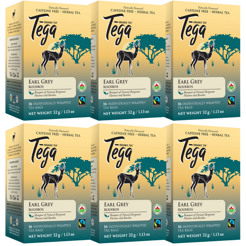 Earl Grey Rooibos Tea Organic Fairtrade 16ct