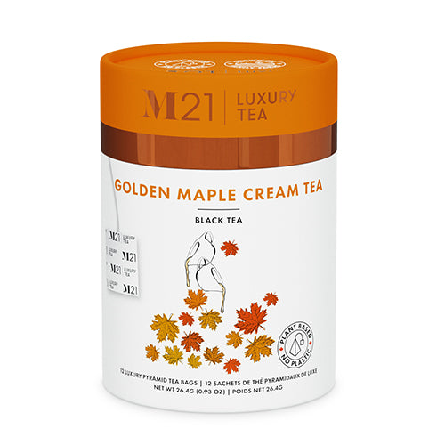Golden Maple Cream Luxury Tea - 12ct Canister