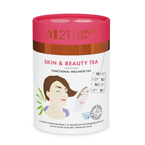 Skin and Beauty herbal tea - 12ct Luxury Canister